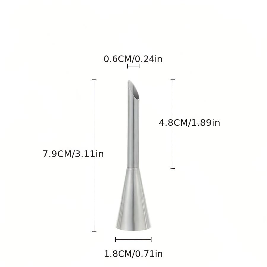 1Cream Icing Piping Nozzle Tip Stainless Steel Nozzle Cream Puff Decor Small Pastry Icing Piping Tools kitchen gadgets baking