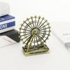 Metal Art Figurine Retro Ferris Wheel Model Home Decor London Eye Ornament  Party