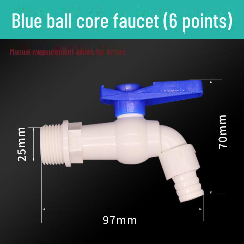 Plastic Quick-Open Freeze-Resistant Faucet Valve for Washing Machine - Large Flow Switch and Plumbing Parts