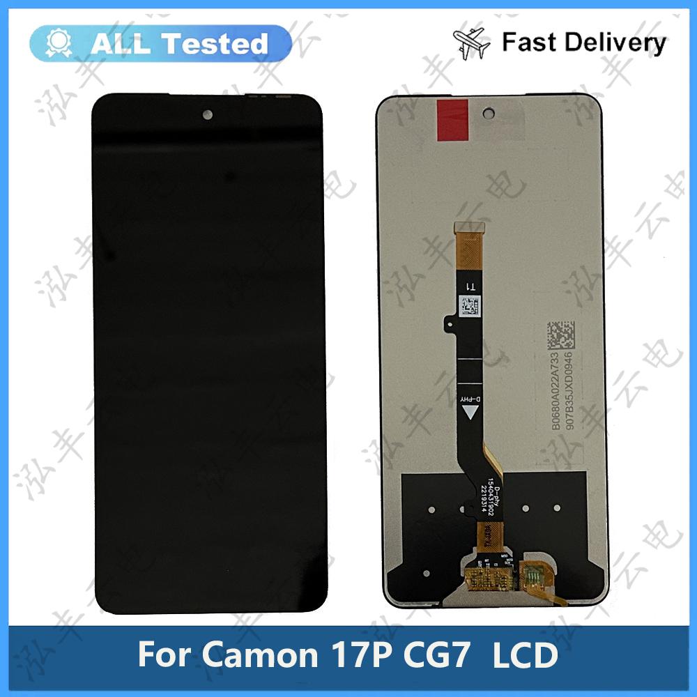 LCD Screen and Digitizer Full Assembly For Tecno Camon 17P CG7 CG7n