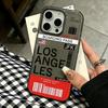Soft Phone Case For Iphone 17 Pro Max Case Los Angeles Boarding Pass Iphone 16 13 12 14 11 15 Plus Silicone Shockproof Cover