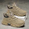 Dirt-resistant Black Thick-soled Wear-resistant Shoes, Waterproof Sports Dad Shoes, Heightening Casual Running Shoes