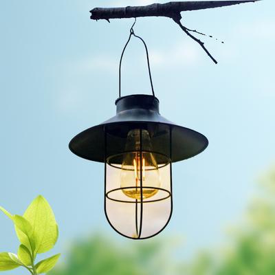 2 PCS Solar Lamp Base with LED Bulb LED Lamp Holder IP44 Waterproof Atmosphere Decorate Light Holder for Outdoor Camping Picnic