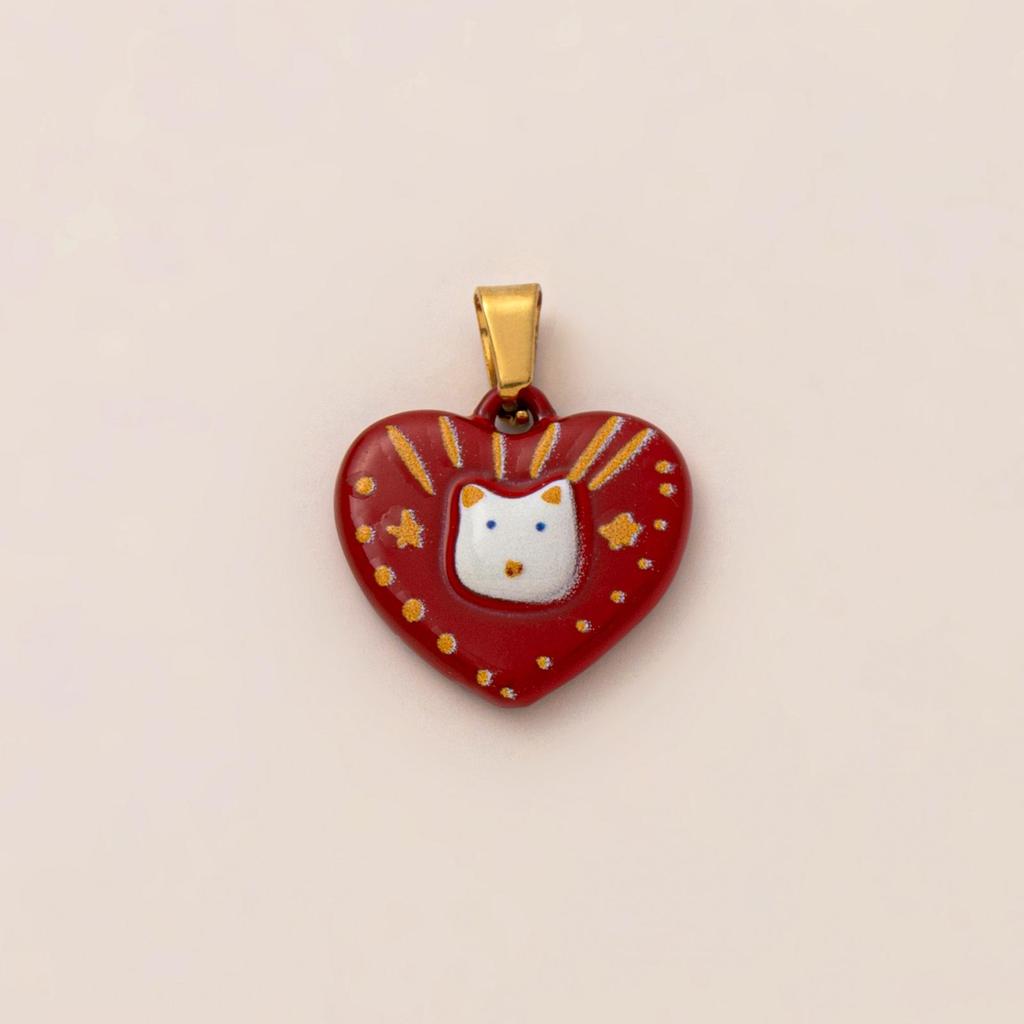 18K Gold Stainless Steel Star Cloud Pendant with Long-Lasting Color Retention