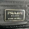 Prada Triangular Logo Handbag Khaki Women Used