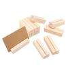 Natural Wood Wedding Supplies Round Shape Base Place Card Picture Frame Clamps Stand Photos Clips