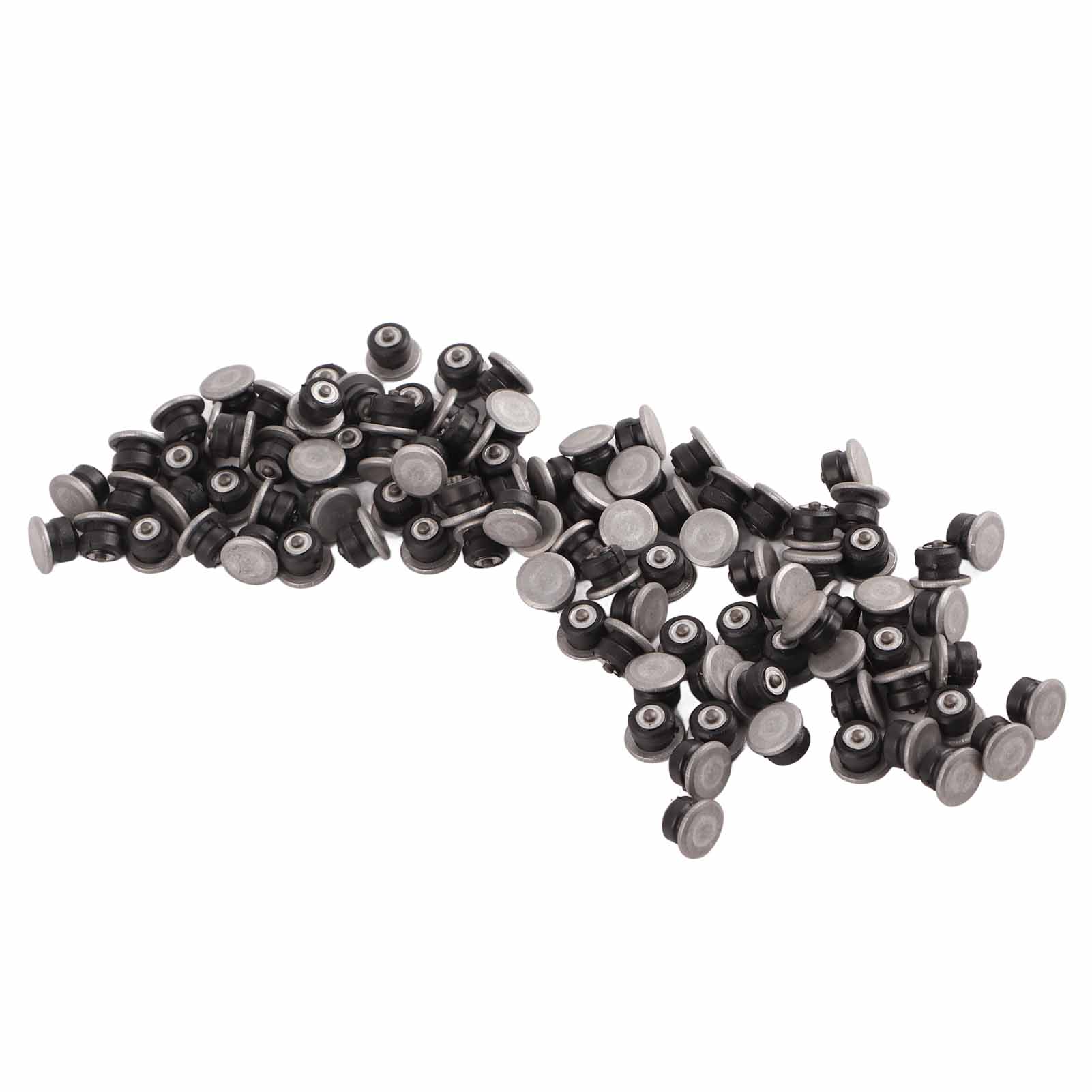 100 шт. Шипованные накладки на шины Серебристые Высокопрочные Противоскользящие Экологически чистые Карбидные шипы для шин Грузовика