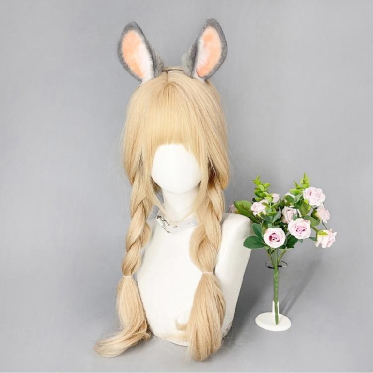Animal Ears Headbands Animal Tail Bunnies Costumes Bunnies Ears Headband Faux Furs Tail Halloween Cosplay Party Costume