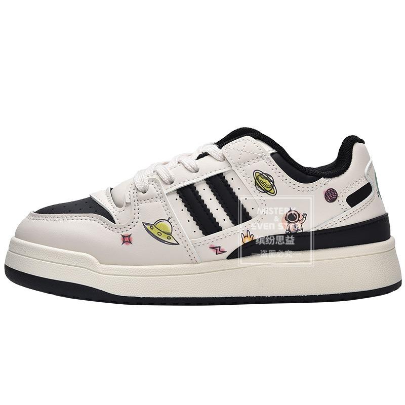 New little white shoes women's versatile platform casual board shoes sports shoes 1384
