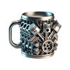 FOR  V8/V6 Engine Block Resin Mug High-End Mechanical Art Cup Car Lover Gift