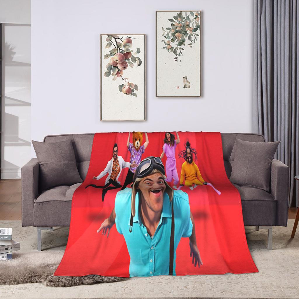 Warm Blankets Travel Dannys Go Throw Blanket Print Bedspread For Living Room