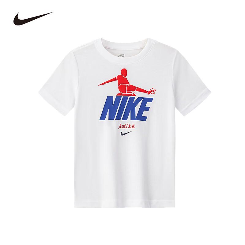 NIKEYA Kids' Cotton Blend Letter Print T-Shirt