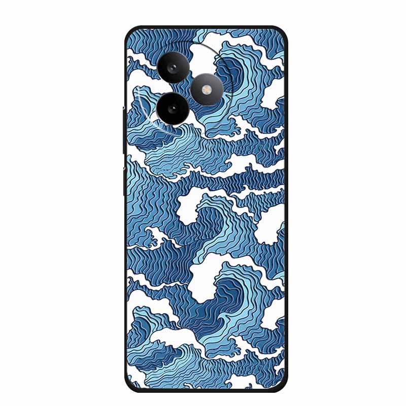 6,83" För Redmi K 80 K80 Ultra Fodral 3D Präglad Blomma Svart Silikon Mjuk Baksida Fodral För Redmi K 80 Ultra Stötsäker Fundas