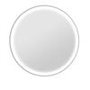Round Bathroom Mirror with LED Lights, Wall Mount Dimmable Makeup Mirror with 3 Temperature Colours, Defogging Film and Memory Function, Frameless