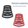 Men's Silicone Lock Ring for Enhanced Performance and Delayed Ejaculation - Erotic Adult Toy.