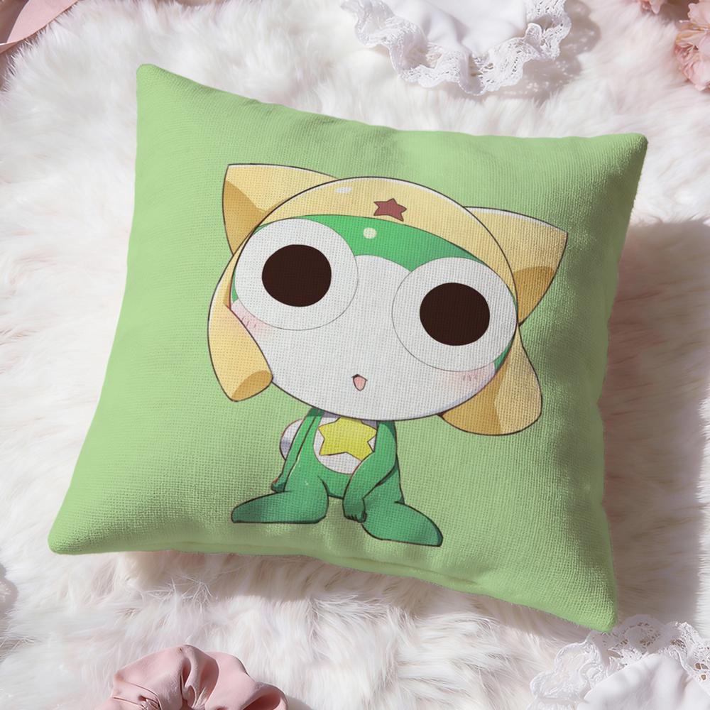 K-Keroro Sergente. Copricuscino FrogS Comfort Premium Copricuscino Reversibile - Design Due in Uno per Qualsiasi Stanza e Interno Auto