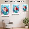 Disney Diamond Painting Kit Classic Mermaid Home Decor Craft Perfect Gift Idea Diamond Art