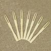 100Pcs Bamboo Appetizer Forks Mini Size Small Picks Dessert Cocktail Forks Individually Wrapped Fancy Toothpicks
