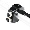 1x Universal 25mm 1" Black CNC Motorcycle Momentary Switch Reset Button 120W 10A