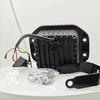 For Wrangler 4.5" 50W IP67 Waterproof Flush Mount LED Work Light White Yellow Blue Offroad Driving Fog Lamp Spot Beam 4x4 Light