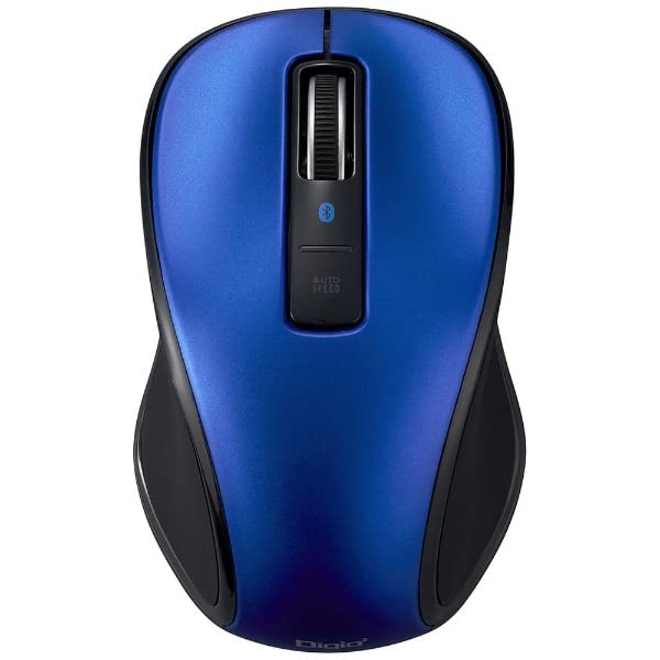 

Nakabayashi Digio2 Mouse, Bluetooth 5.0, Quiet, 3 Buttons, Blue LED, Blue, MUS-BKT174BL