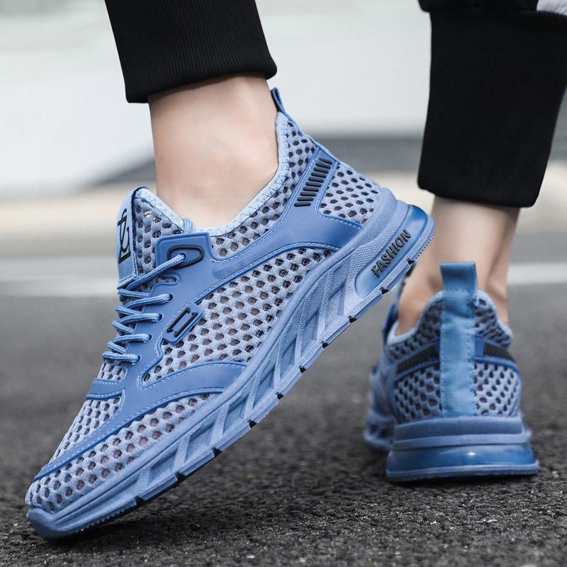 

Teen trend fashion foot sports shoes spring and summer hole shoes platform comfortable running shoes 44