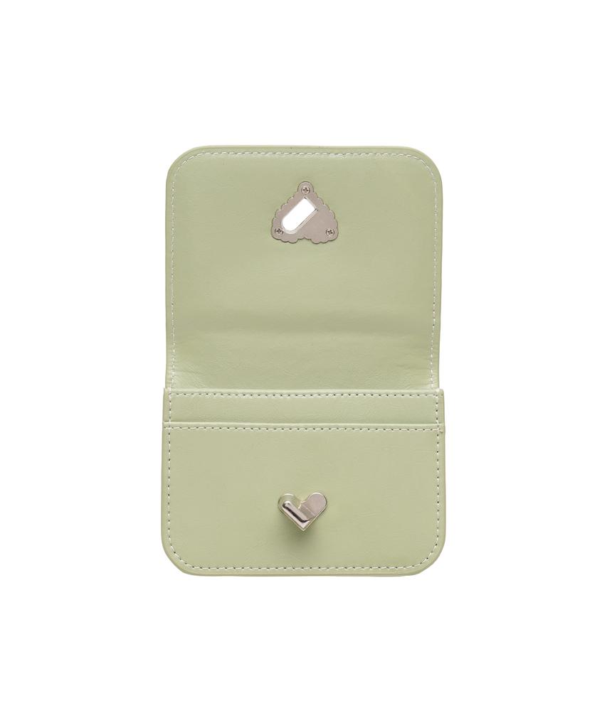 Lemasque Cookie Lock Compact Business Card Holder Mint