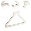 Rustproof Triangle Door Hook Stable Door Back Clothes Hook Clothes Coat Storage Hook  Bedroom