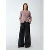 Fu Zhien Style Retro Wide-Leg Lycra Stretch Jeans