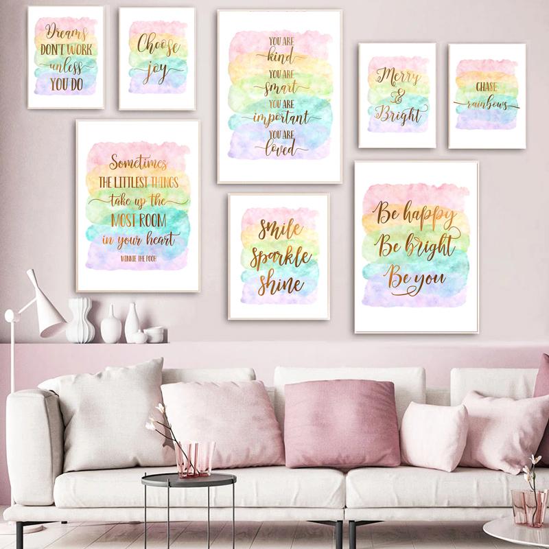 

Скандинавские плакаты Классическая мотивационная вдохновляющая цитата Настенное искусство Холст Живопись и принты Настенные картины для гостиной Домашний декор