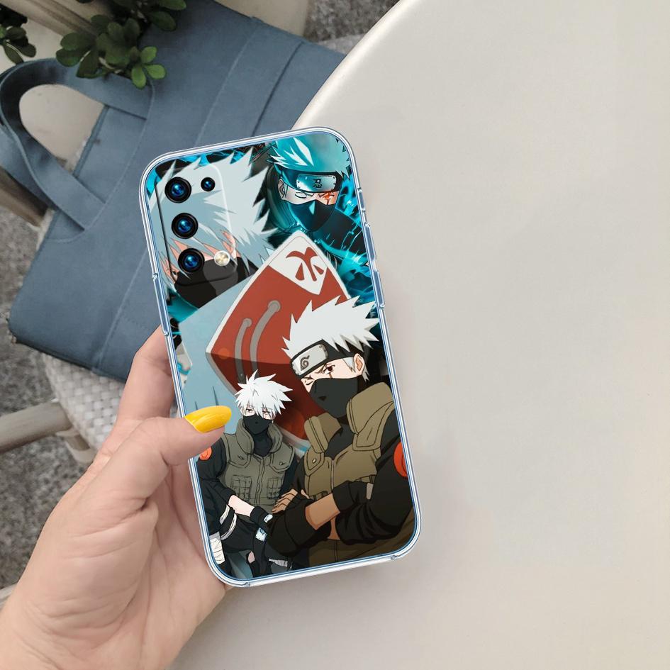 PP49 Naruto Kakashi Soft Shell Transparent Phone Case for Motorola Moto G7 G8 G9 G84 G85 G73 G24 G15 Z2 Play Power Plus