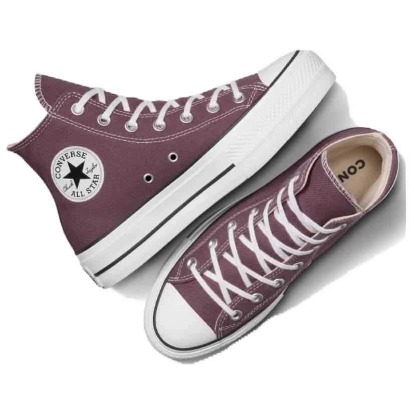 Converse All Star Lift Comfortable Versatile Low-top Canvas Shoes for Women Purple