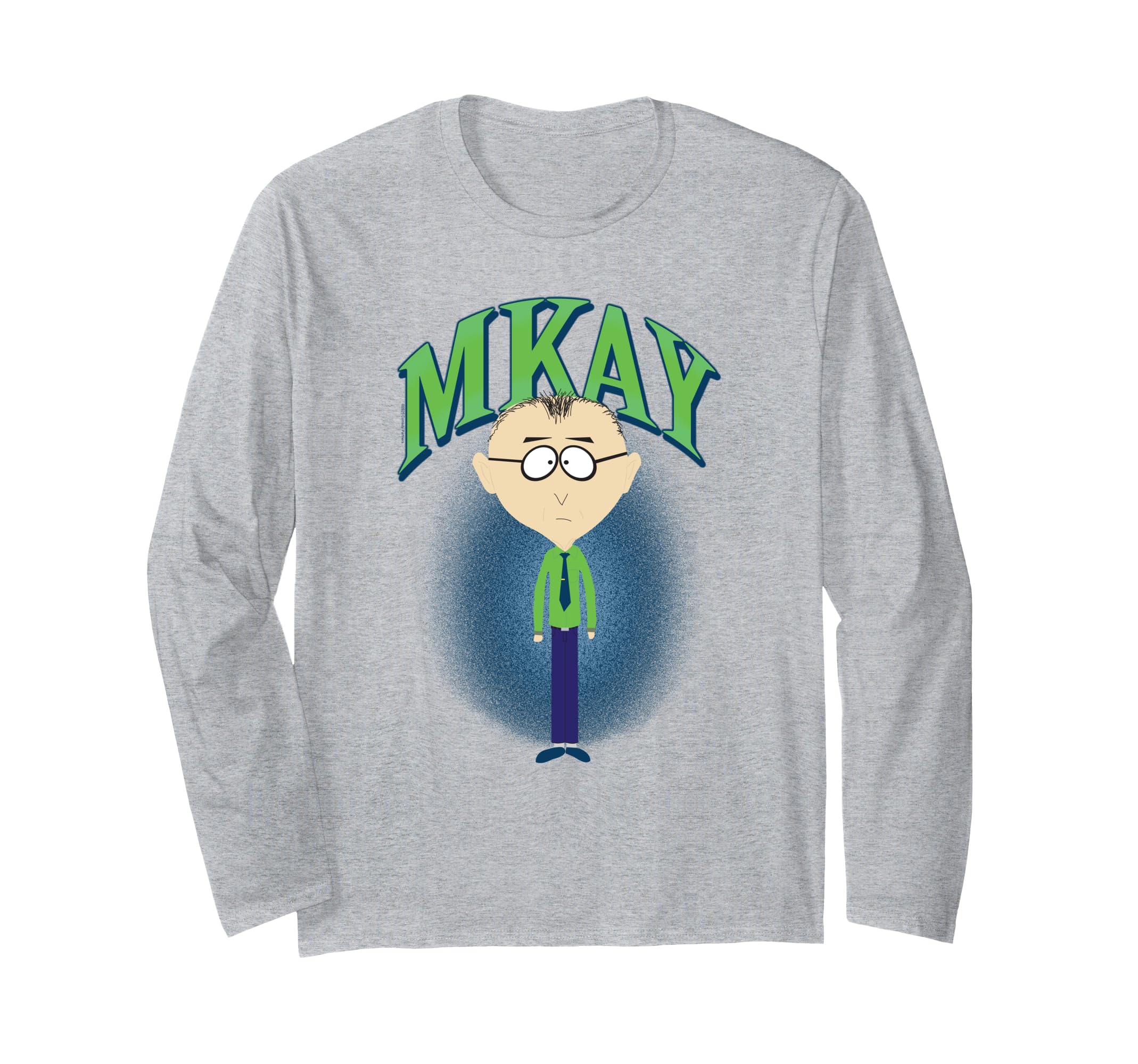 

South Park Mmmkay Mr. Mackey Funny Cartoon Long Sleeve T-Shirt