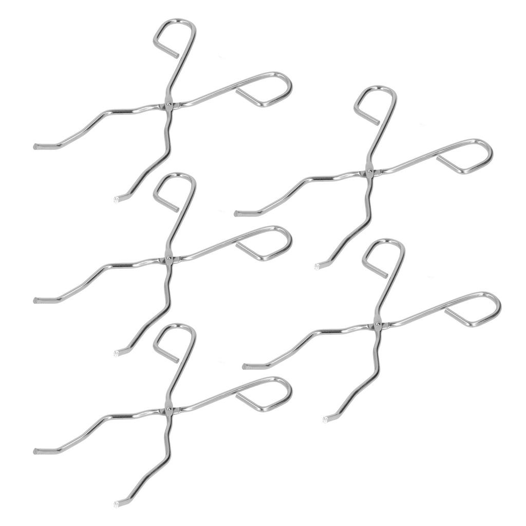 5 Buc. Clești Creuzet Oțel Inoxidabil Clește Suport pentru Turnare Metal Topire Aur