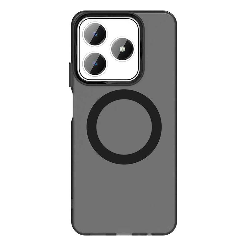 For Realme C61 C63 Magnetic Luxury Matte Translucent Shockproof Case For Realme C63 For Magsafe Wireless Charge Cover