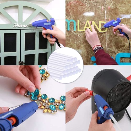 TOUFEIYUAN Glue Gun Sticks, Transparent Hot Melt with Strong Adhesive, 7mm X 100mm, High-Temperature Bond Gun/Glue Gun/Pita Gun Replacement, Large Cap