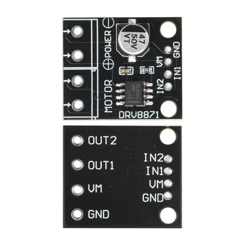 1/3/5pcs DRV8871 DC 6.5-45V H-Bridge Motor Driver Module 3.6A Brushed DC Motor Control PWM 10A Sinking Source for DIY Robot