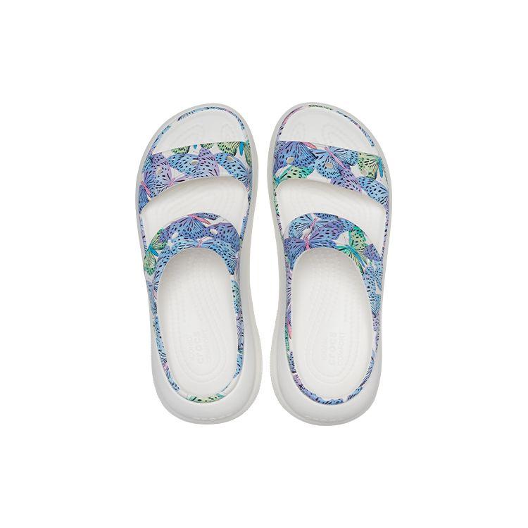 Crocs Eva Mambo Butterfly Puff Sports Sandals Women Sandals White 208247-94S