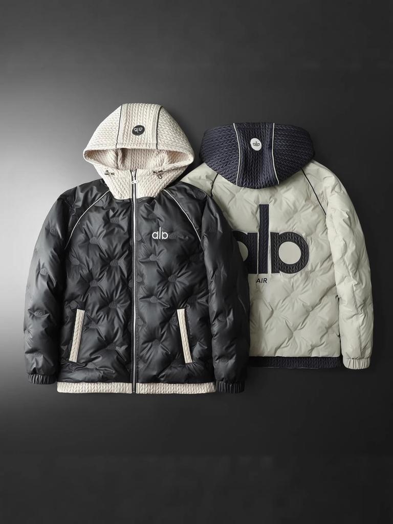 European High-End Men's White Duck Down Jacket - 2025 Winter Luxury Trend, Hooded & Lightweight Cold Protection Outerwear