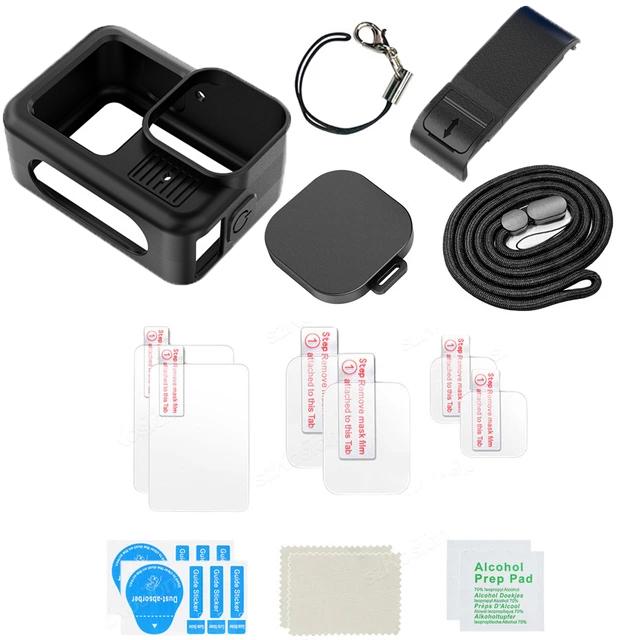 Für Gopro Hero 13 Black Zubehör Hülle Schutzgehäuse Schale Protektor Gummi Silikon + Objektivdeckel Riemen Für Go pro Hero13