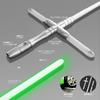 YDD Lightsaber Kylo Ren Replica Lightsaber, Illuminated Green LED Lightsaber, Force FX, Metal Handle, Adult Size (78 Cm Blade)