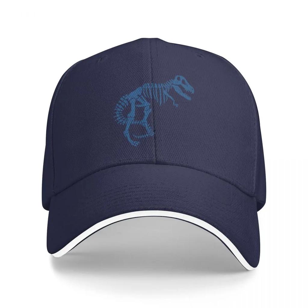 Excavated Dinosaur Fossils in Blue Baseball Cap Anime black Winter hat Christmas Hat Unisex Caps Women's
