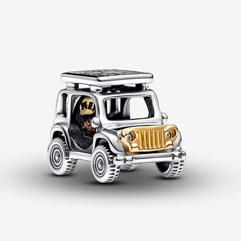 Copper Car Bicycle Pendant Charm Beads Fit Pandach Original Diy Bracelets Party Fashion Birthday Gifts Fine Jewelry