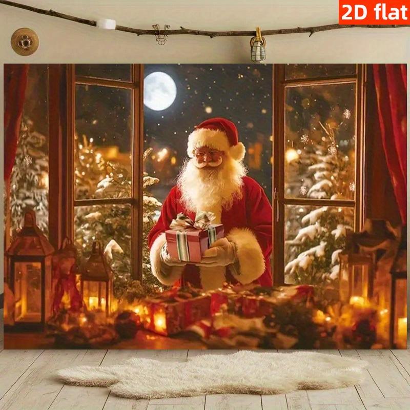 1Pcs Christmas Theme Event Pattern Decoration Background Winter Backdrop Decorations For Photo Studio Photo Booth Party