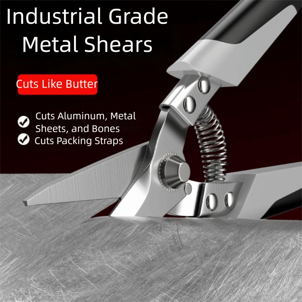 Non-slip Handle Tin Snips Scissors Rustproof Cable Cutters Tin Snips Tools  Household Tools