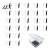DIY Refrigerator Magnet 5/6/8/10/15/20/24 Sets Acrylic Fridge Kit, Square Decoration with Adhesive Backing, Clear Picture Photo Holder Making