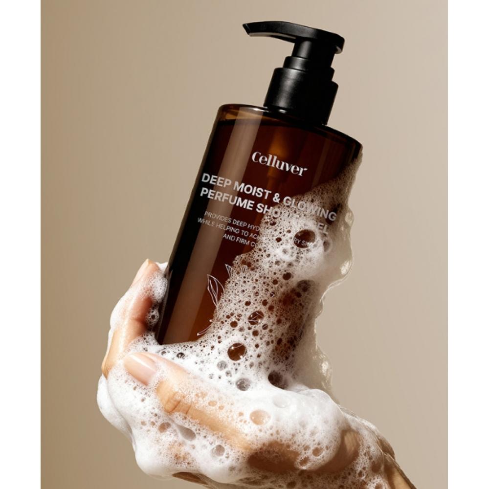Celluver Deep Moist Glowing Perfume Shower Gel 500ml NONE