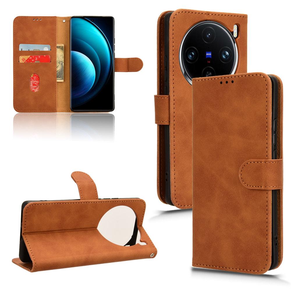 VIVO X100 Leather Business Phone Case with Card Slots