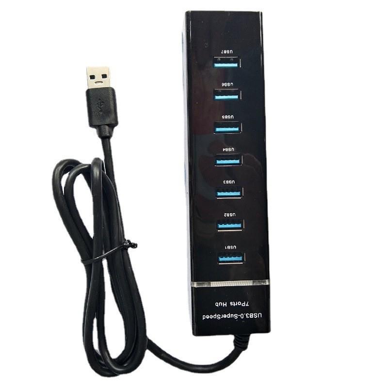 1.2m USB 3.0 One-to-Seven High-Speed Hub Adapter