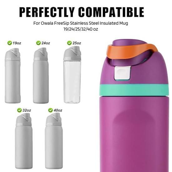 4Pcs Water Bottle Button Replacement Parts for Owala FreeSip Lid Perfect Sealing To Prevent Dripping Easy To Replace And Operate Water Bottle Acessory